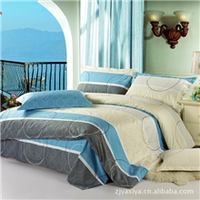 三剑客床上用品单人双人被套批发全棉斜纹被罩特价四件套单品