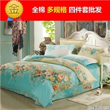 【荐】三剑客家纺床上用品全棉四件套批发多规格特价四件套