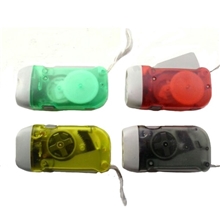 LED手电筒，捏捏宝，手压式自动发电手电筒，三灯微型手电