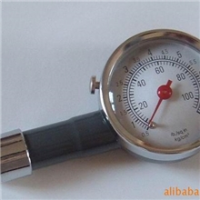 供应高精度汽车金属胎压计胎压表测胎压表指针式机芯