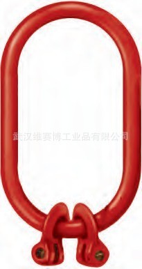大直径圆环强力环配两个羊角吊环的特殊主环适用于8号起重吊钩