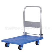 大量供应可折叠手推车搬运车塑料平板车静音推车