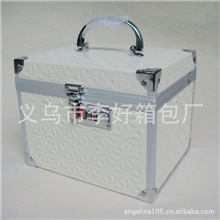 Yesgirl小号直角豹纹皮革手提式化妆箱技师箱现货支持小额批发