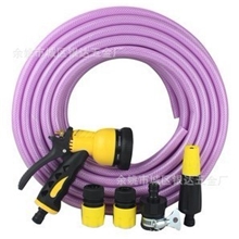 尤利特高级便捷高压洗车水管洗车水枪组合套装15米6件套