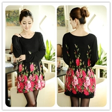 2013秋季新款女装打底连衣裙女式大版羊绒打底裙长袖女裙批发