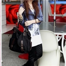 2013包批发时尚女包韩版女包帆布包CX9035