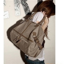 2013新款韩版时尚休闲三用大包帆布包包单肩斜挎包77