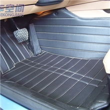 厂家直销车空间宝马5系专用全包围高档皮革汽车脚垫