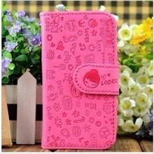 新版小魔女二代iPhone44S皮套外壳保护套左右开手机套