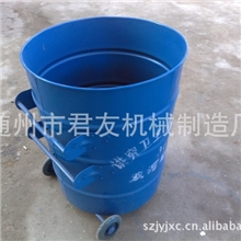 厂家直销车辆转运铁制圆锥形和圆锥形带盖垃圾桶