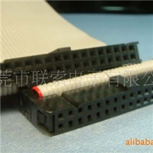 FC34P+FC34PIDCFlatCableAssemblyRedSideGreyUL2651