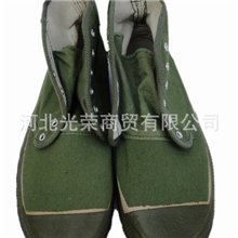 3587高腰解放鞋高平鞋工作鞋绿胶鞋劳保鞋农民农田鞋特大号46