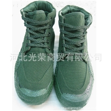 3587橄榄绿高腰作训鞋绿迷彩鞋绿胶鞋作训鞋军训训练鞋