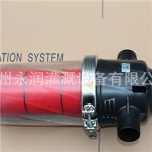 透明自清洗工业水过滤器63T型微型红色叠片过滤器