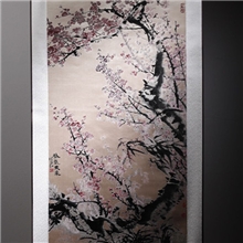 丝绸画立体织锦画文化礼品商务外事馈赠礼品紫气东来