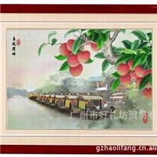 广绣会议纪念品、广州岭南特色高档工艺礼品广绣、广绣第一家