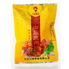 央视报道休闲食品新选择北京九鹿鹿业鹿肉礼盒五香鹿肉批发