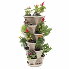 舌尖上的中国推荐阳台种菜开心农场阳台三宝六层花果蔬绿植蝴盆