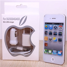 苹果4充电器苹果专用充电器车载充电器手机充电器