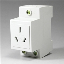 AC30-110数字化插座三孔16A三极模块插座导轨安装