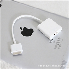苹果ipadtohdmi高清线苹果ipad转hdmi线iphone4转高清线转接线