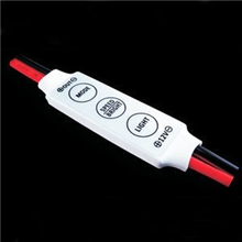 迷你单色灯控制器迷你LED调光器三键调光器3528灯条控制器