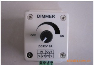 手动调光器LED单路调光器软灯条调光器单色灯条调光器