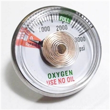 供应直径36mm氧气压力表