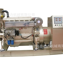 潍柴道依茨90KW船用发电机CCS船检远程仪表水套排气管