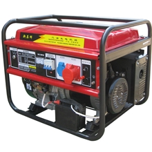低价批发6000W小型汽油发电机组三相单相手启动电启动