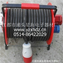 供应新型220V新型电缆绕线盘/380伏移动电缆线盘/拉杆式电源盘