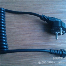 厂家专业生产VDE认证欧规插头电源弹簧线