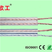 欧工国标高档透明音响线/音频线