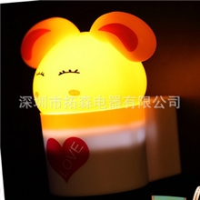 YH-110LED兔兔光控灯卡通夜灯智能小夜灯聪明灯