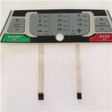 供应跑步机薄膜开关，面贴