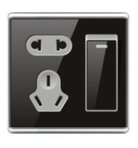 厂家直销一开五孔镜面开关插座墙壁插座批发