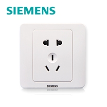 西门子开关插座西门子开关面板浙江总代理批发正品五孔插座