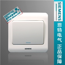 西门子开关插座浙江总代理批发零售远景雅白一开荧光双控开关