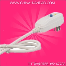 三芯1.5平方热水器专用漏电保护插头电源线漏电保护插头1.8米