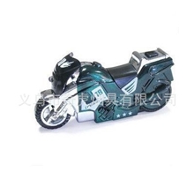 供应批发008摩托车型带灯金属防风打火机创意火机批发