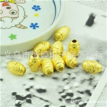 高仿金路路通珠子转运珠镀真金仿黄金珠子辟邪转运红绳手链