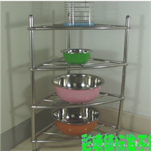 90度不锈钢脸盆架/组合置物架/三角架/转角架/厨房储物架