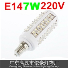 108珠E14LED玉米灯7W高效节能灯泡节能灯水晶装饰灯