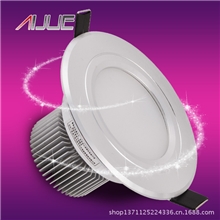 艾爵筒灯全套2.5寸LED灯全套节能3w防雾护眼射灯天花