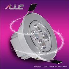 艾爵一体化led射灯天花灯筒灯4W全套背景墙灯刀片式精品款4W