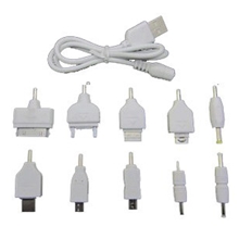 多功能转接头移动电源USB充电转接线万能手机充电10合一转接头