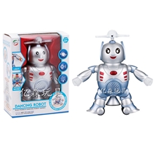 跳舞机器人电动音乐动感旋转特技百变炫彩地摊玩具批发