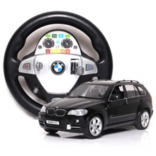热卖经典双鹰遥控车E618-001宝马X5方向盘仿真充电遥控汽车模型