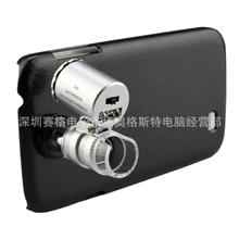 手机配件60倍带LED灯显微镜/放大镜三星i9500S4专用显微镜