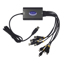 USB视频采集卡4路全实时支持手机监控监控QQDVR